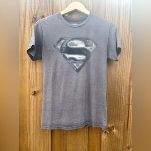 DC Comics Charcoal Superman Emblem Tee